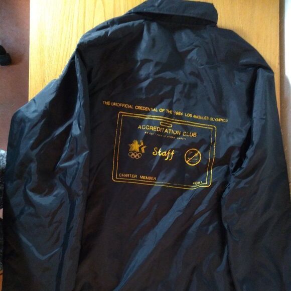 Vintage 84 Olympic Games Staff Windbreaker Jacket - Picture 5 of 8